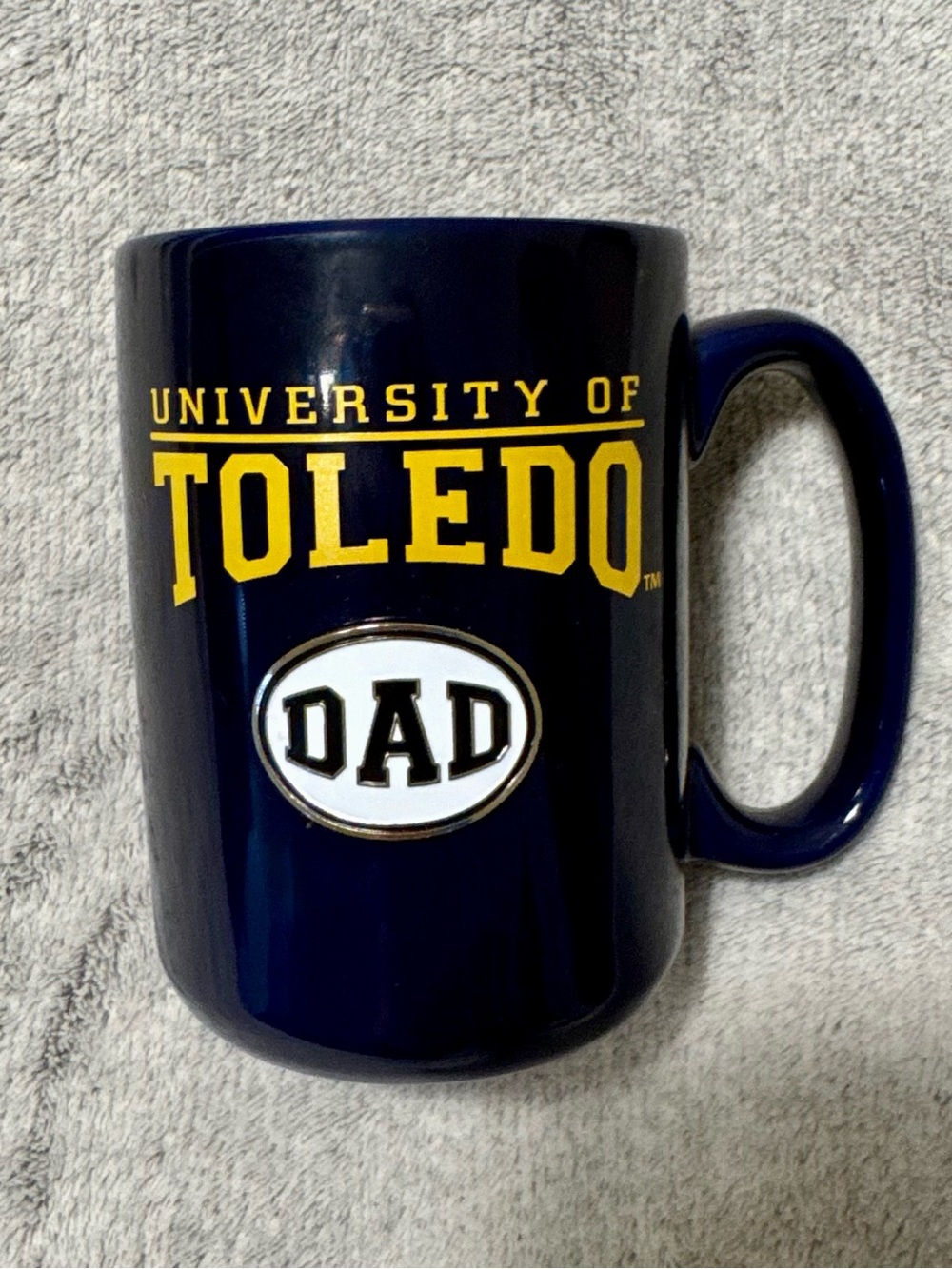 University of Toledo Rockets Dad Coffee Mug Navy Blue NCAA